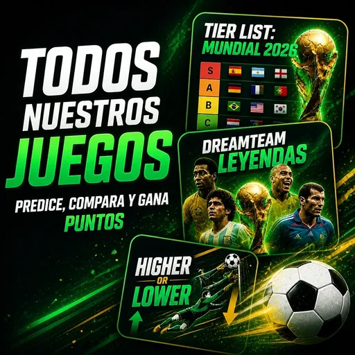 Todos nuestros juegos: Tier List del Mundial, Dreamteam de leyendas y Higher or Lower