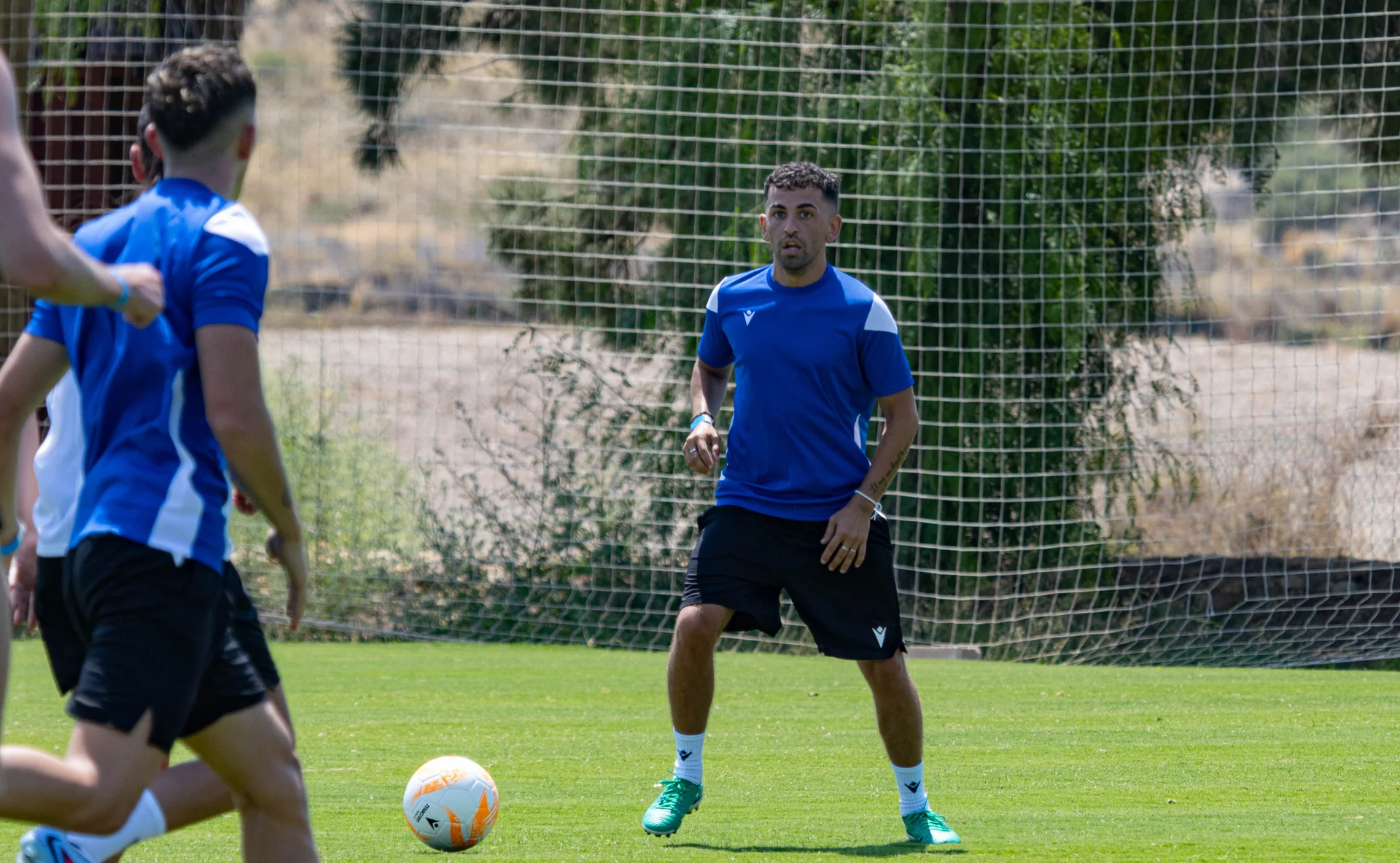 Temo, en los entrenos preparatorios de la Selección Española de Creadores de Contenido previos al IWV 2025