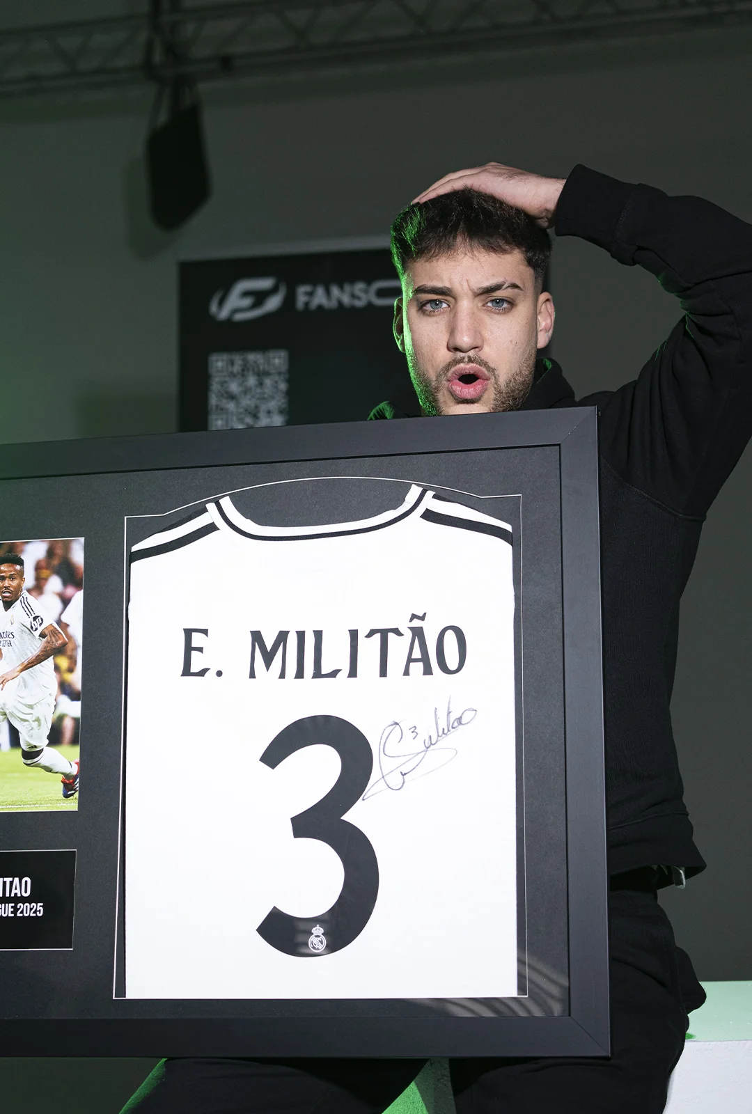 ¡CAMISETA EDER MILITAO FIRMADA!
