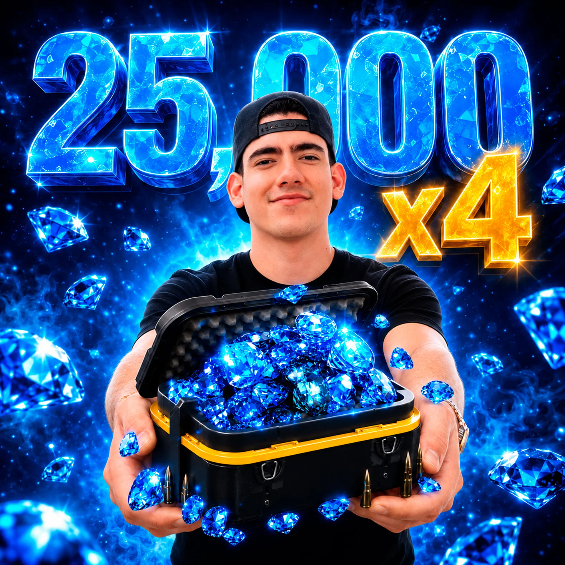 100.000 diamantes Free Fire